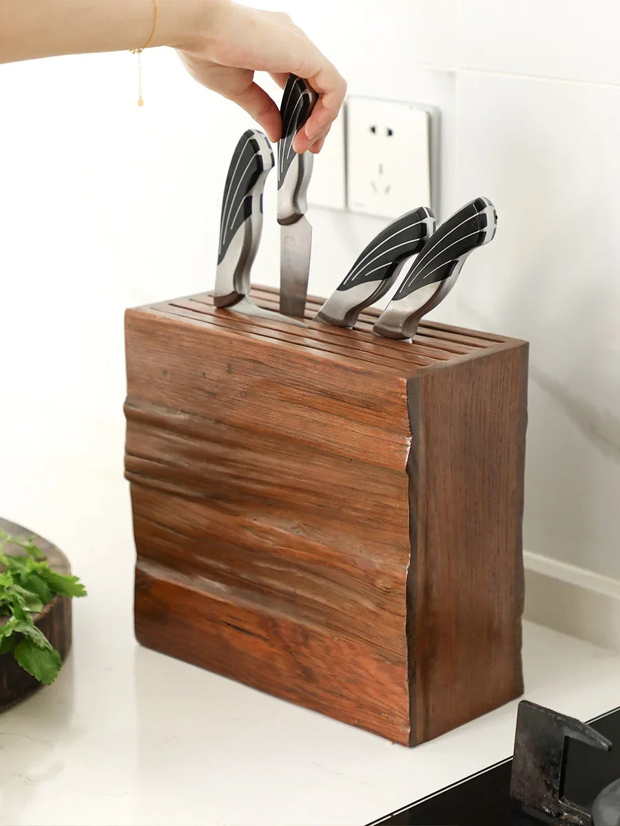 kitchen solid wood tool rack