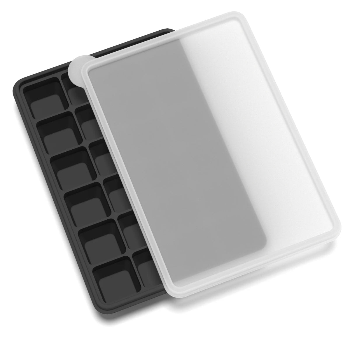 1PC/24 Ice Cube Molds Silicone Ice Tray With a Lid Prevents Odors Easy to Remove Kitchen Supplies Juice Desserts Baby Food Box