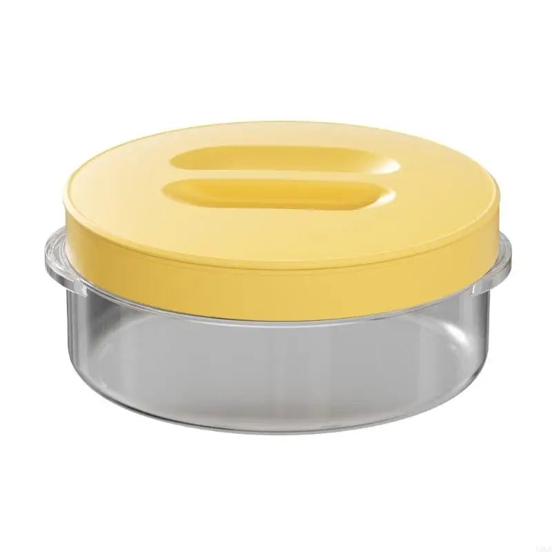 Silicone Ice Block Tray With Lid And Clear Storage Box Easy Releases Design For Freezers Cocktails And Cold Drink Y5GB