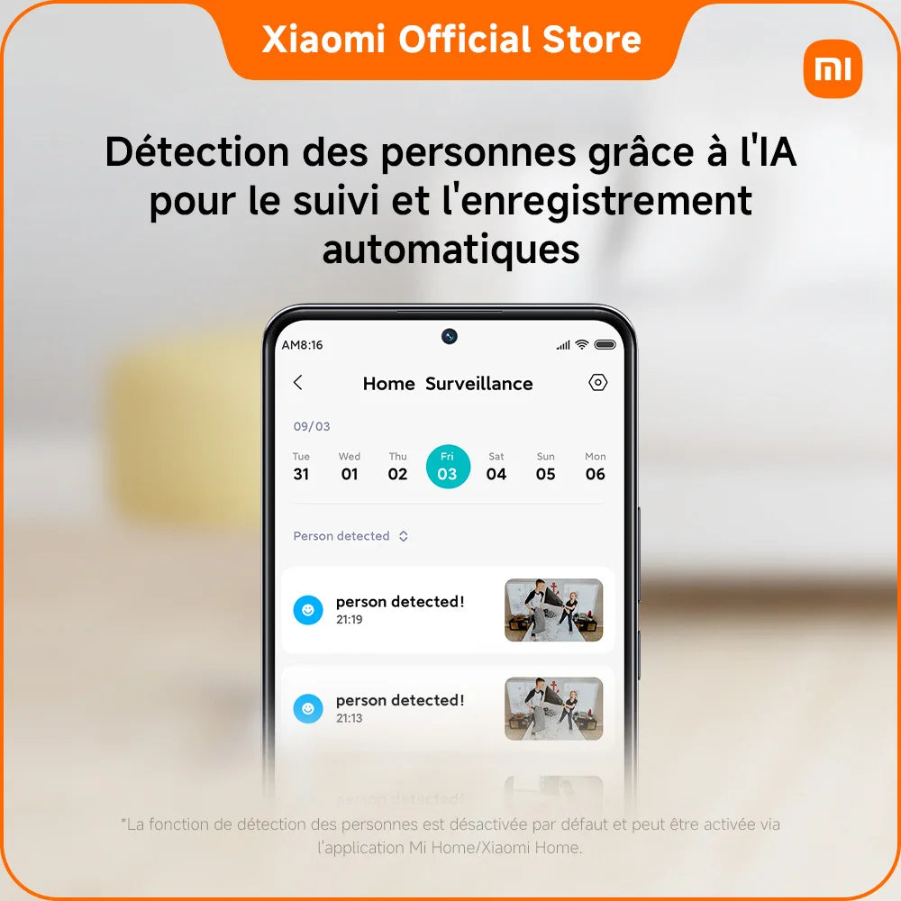 [Official] Xiaomi Smart Camera C200 | High resolution 1080p, Rotation at 360 °, infrared night Vision, people tracking