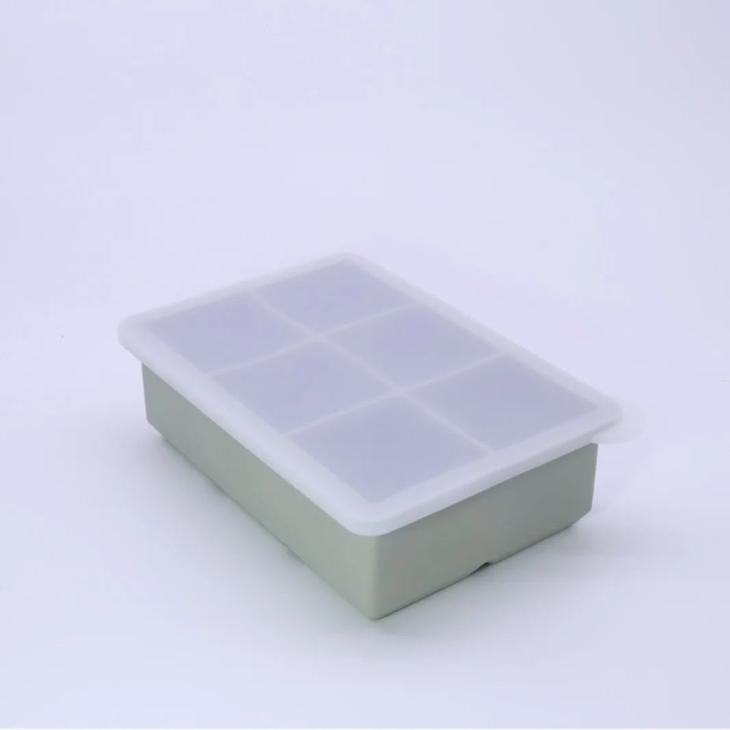 Silicone Ice Cube Tray Mold, with Lid Ice Cube Tray, Suitable for Whisky and Baby Food, BPA-Free, Easy to Demold