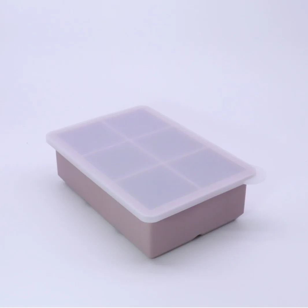 Silicone Ice Cube Tray Mold, with Lid Ice Cube Tray, Suitable for Whisky and Baby Food, BPA-Free, Easy to Demold