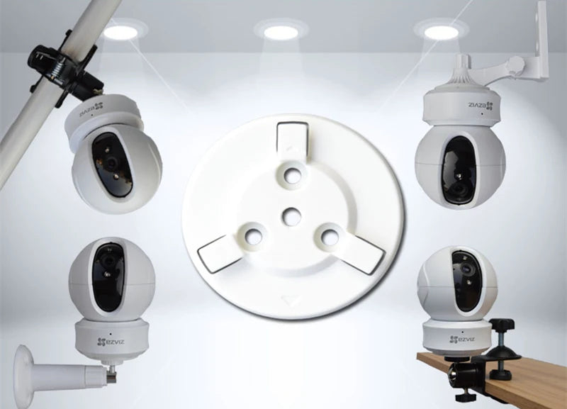 Base Bracket For Ezviz Smart Camera No Drilling Sticking Hoisting Wall Hanging Inverted Installation Holder Stand