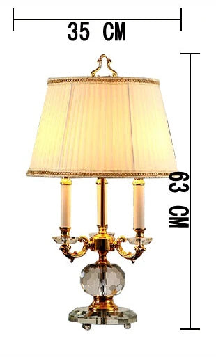 Fashion Luxury Modern 3 Lamp High Quality Luxury Crystal Table Lamp Modern Crystal Table Light 100% K9 Grade A Crystal Table