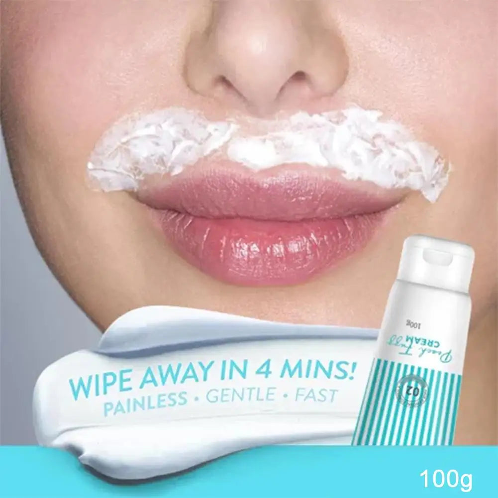 100g Hair Removal Cream Natural Gentle Soothing Ointment Soften Nourishing Hydration Refreshing Lip Facial Skin Women Beauty