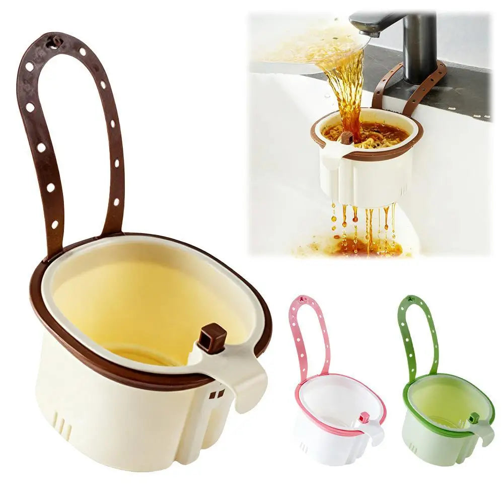 Kitchen Sink Strainer Basket,Food Residue, Tea, Kitchen Waste And Water Collector Filter Draining Basket Kitchen Tool