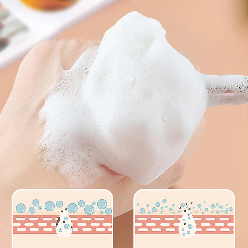 New Facial Cleanser Brush Soft Hair Face Massage Wash Brush Face Mask Brush Portable Skin Care Tool