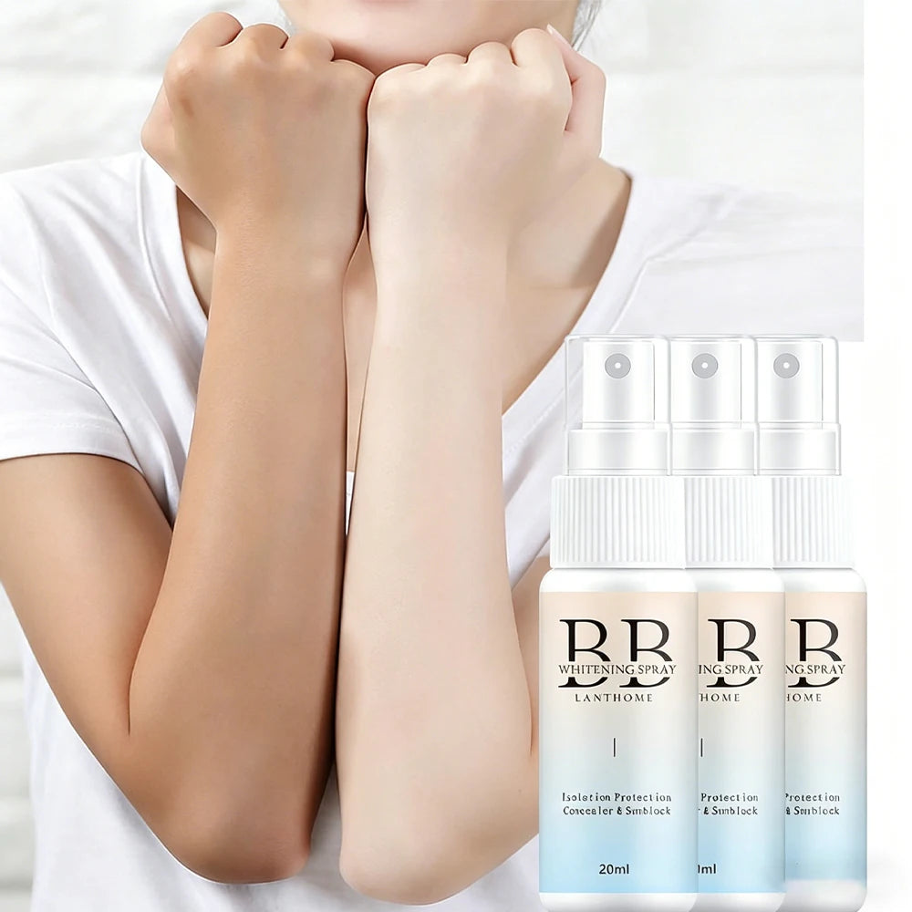 20ML BB Whitening Spray Skin Brightening Moisturizing BB Cream Face Foundation Nourishing Skin Care Beauty Cosmetics