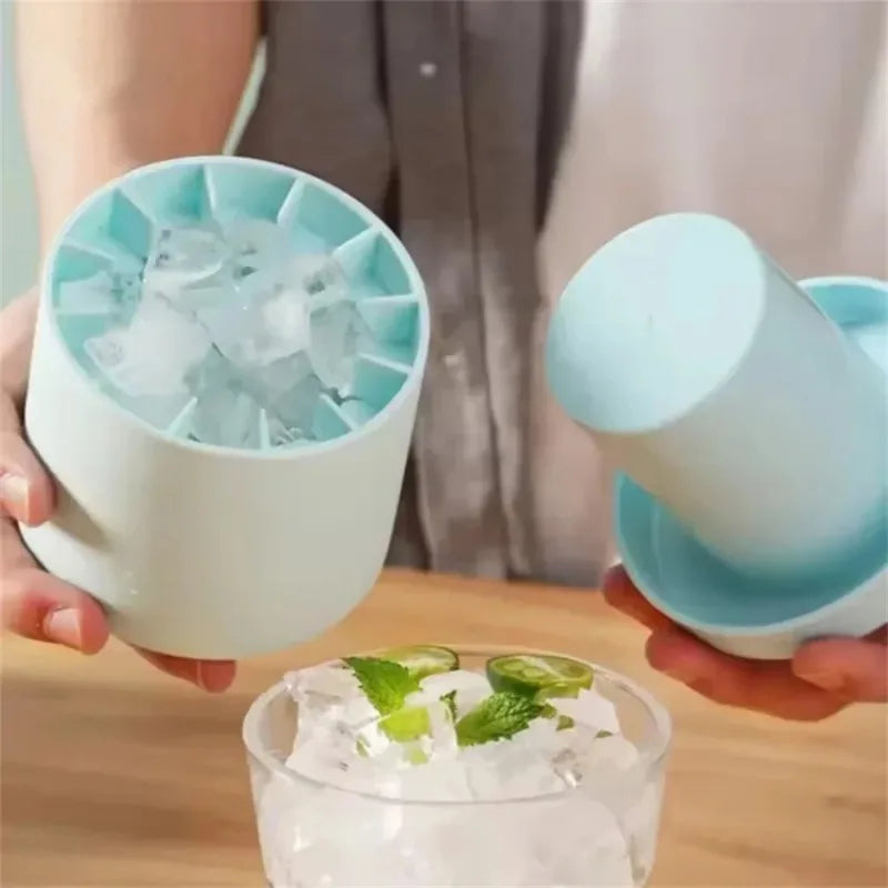 Food Grade Silicone Mini Ice Cube Tray Low Temp Resistant Unbreakable Easy Release Clean Ice Mold