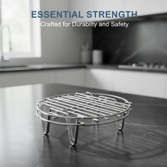 Kitchen Steaming Racks Grid Stainless Steel Cookware Steamer Rack Cooking Baking Pot Stand AirfryerGrill Food Accessories