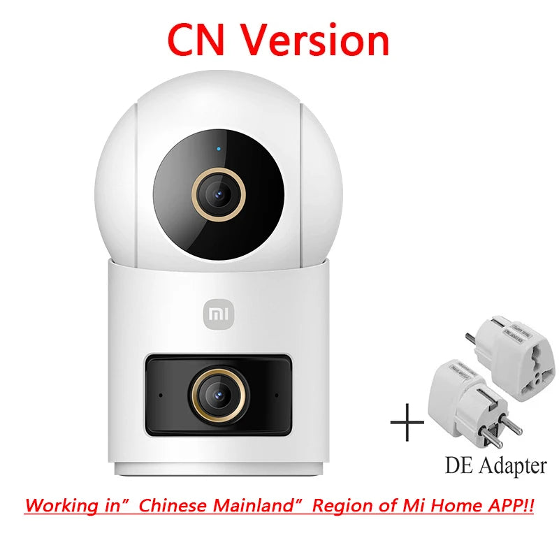 2025 Xiaomi Smart Camera Smart Camera 4 Dual Lens PTZ 360° AI Detection 5 Million pixels WiFi 6 Home Security Mi Home APP