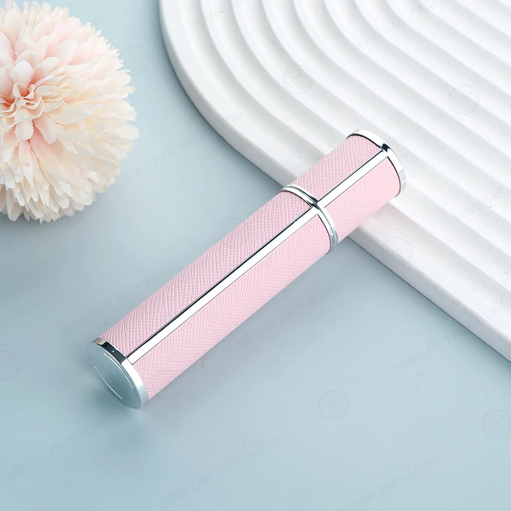 Pack of 10 10ml Luxury Perfume Spray Bottles with Leather Exterior And Glass Liner Press-Type Hydrating Mist for Personal Care