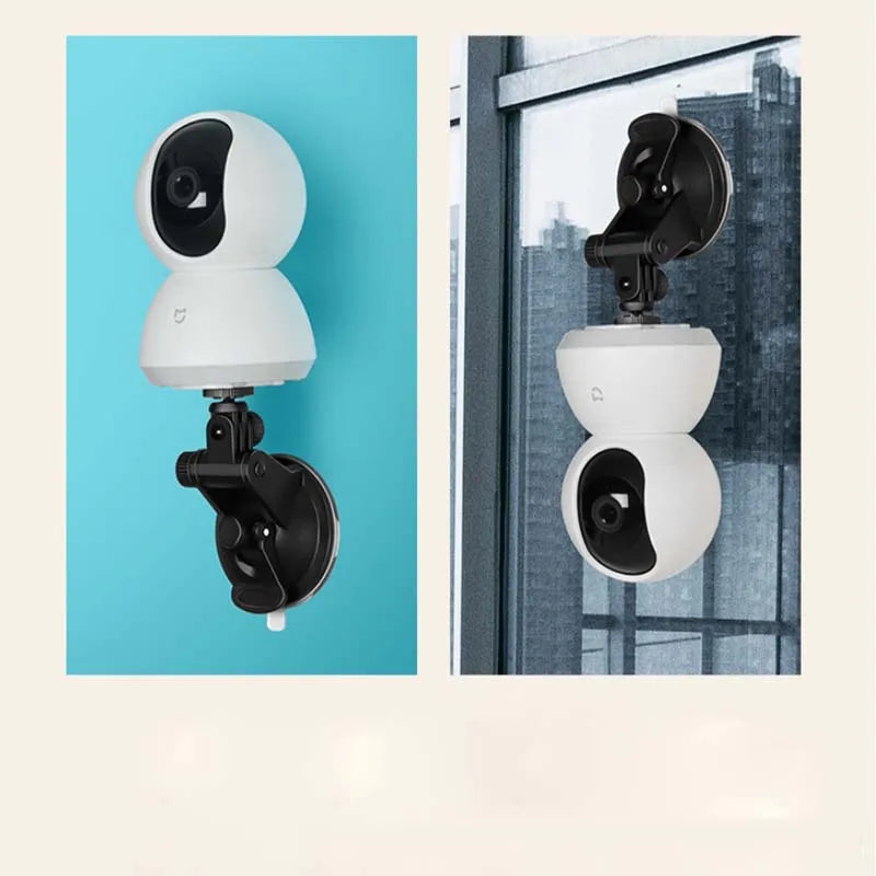 Suction Camera Mount For Xiaomi Mijia Smart Camera Webcam Holder Hand Pump Suction Cup Adjustable