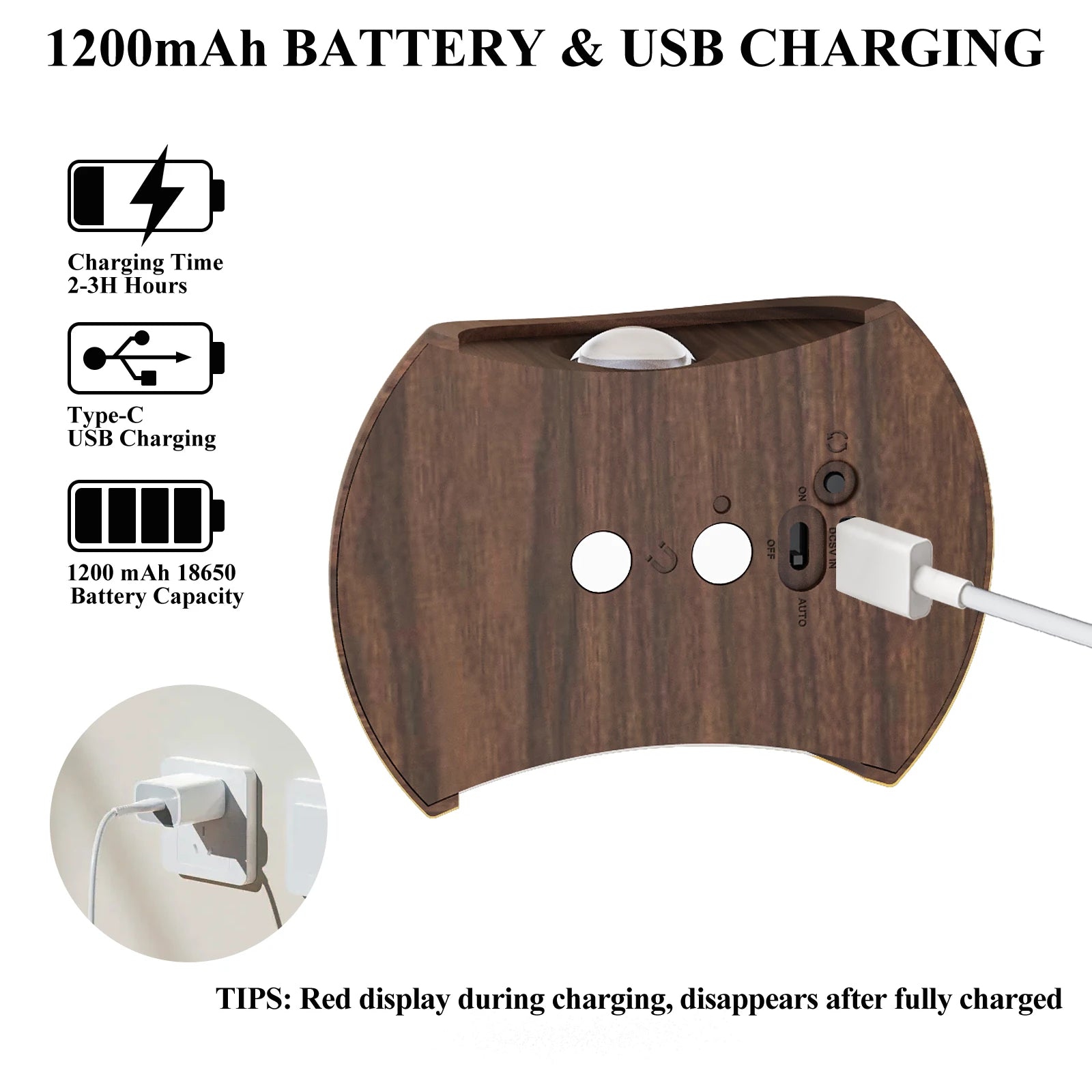 Smart Wall Lamp Sensor-activated Corridor Light USB Type-C Night Light Adjustable Garden Courtyard Wall Lamp Atmosphere Light