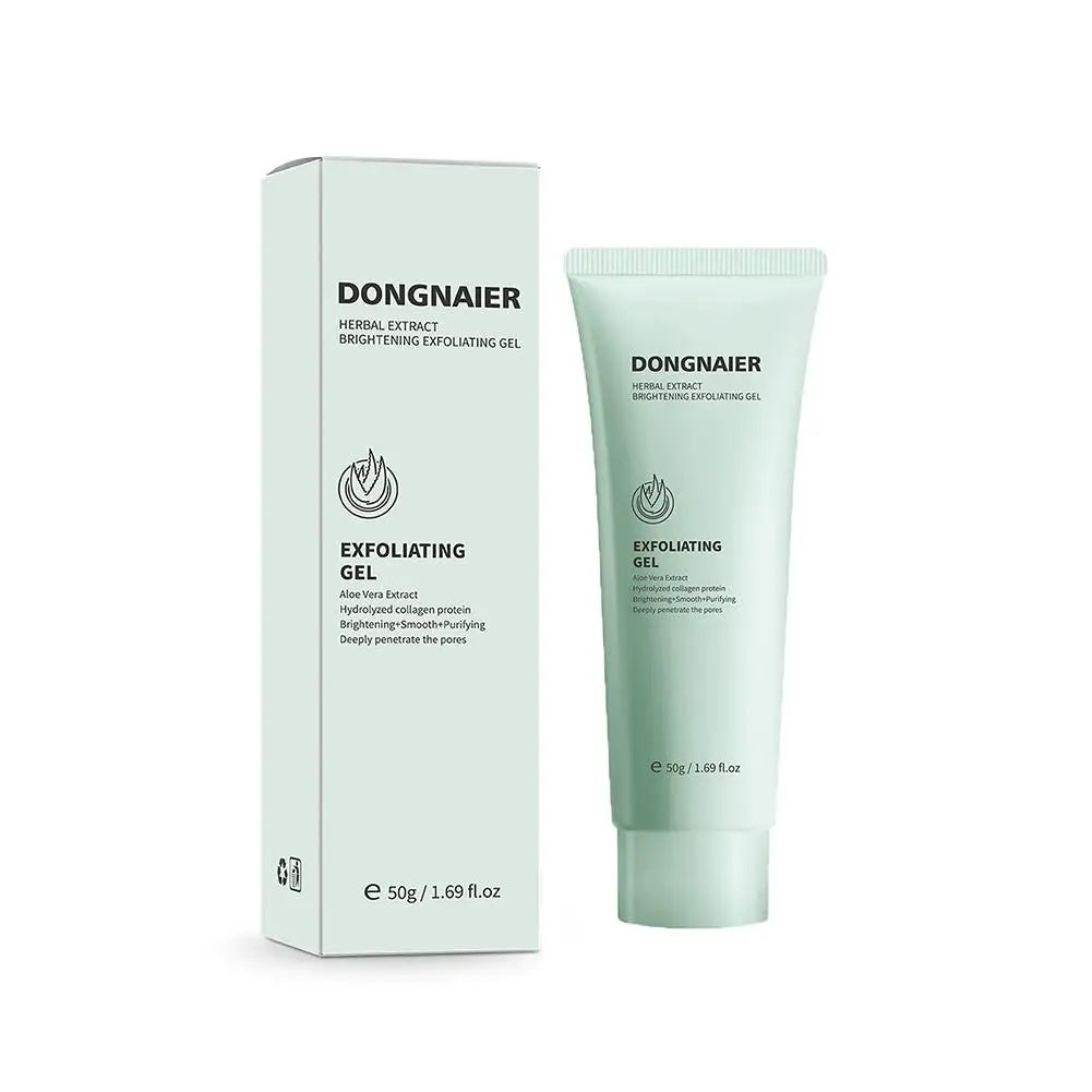 Brightening Exfoliating Gel,Herbal Extract Facial Cleansing Scrub Cream,Facial Exfoliator,Moisturizing Face Cleanser Skin Care