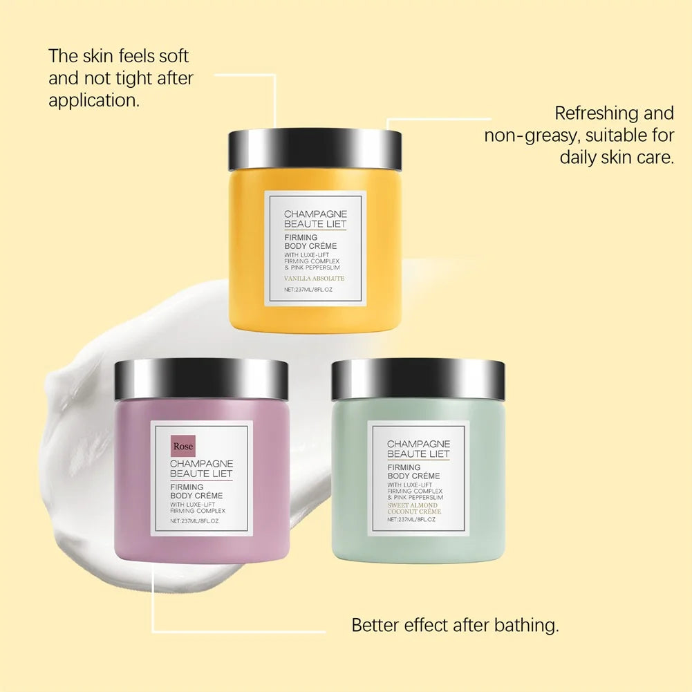 1PCS Body Cream Moisturizer For Dry Sensitive Skin Women Soothes Relieves Dry Itchy Skin Daily Hydrating Cream Body Lotion 237ML