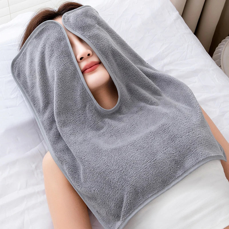 1PC Beauty Salon Skincare Massage Towel Microfiber SPA Facial Towel Esthetician U Shape Face Wrap Towels Face Skin Care Tools