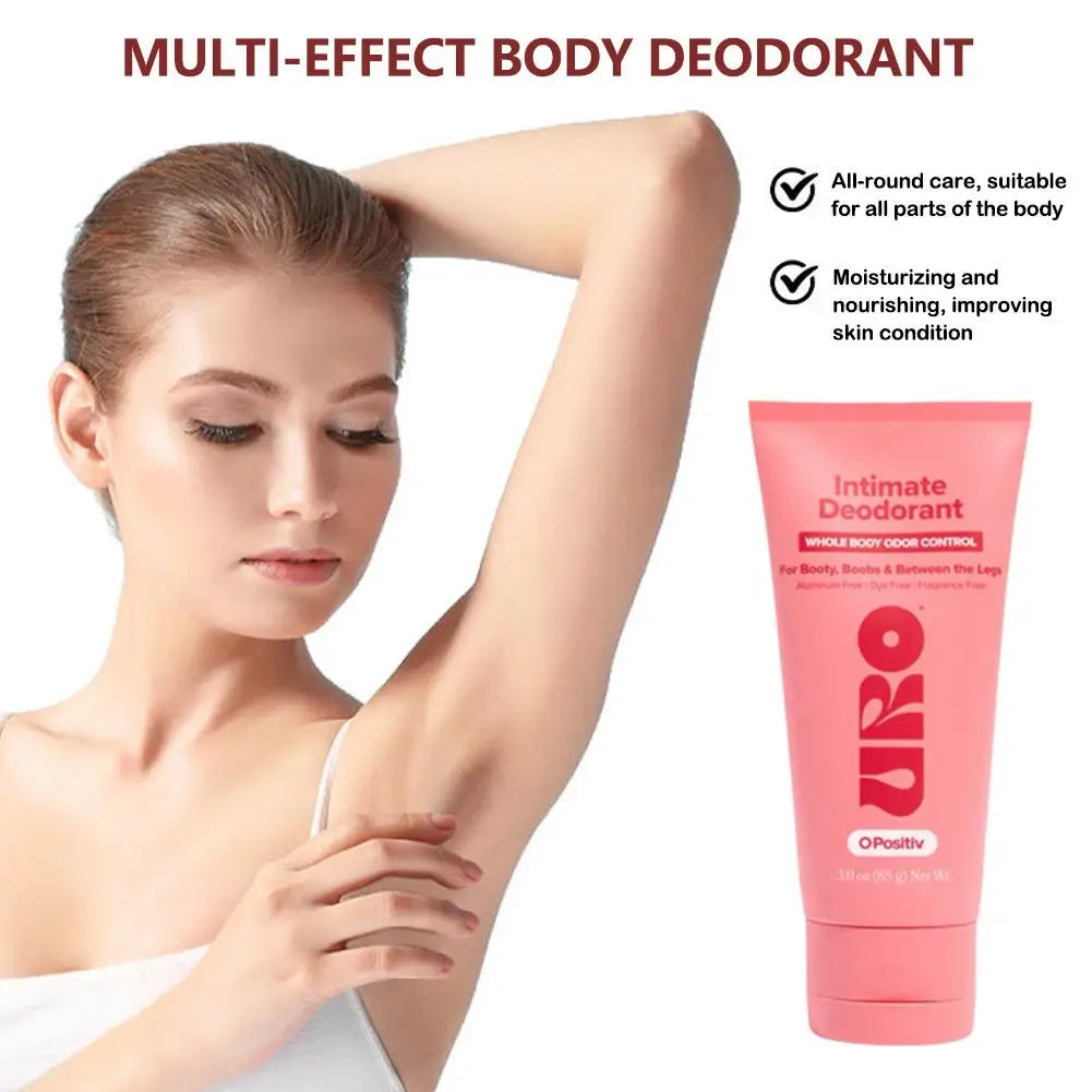 Natural Body Deodorant for Women & Men - All-Day Odor Control- Intimate & Underarm Care-Moisturizing & pH Balancing