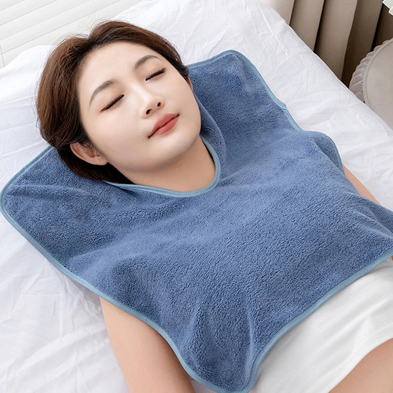 1PC Beauty Salon Skincare Massage Towel Microfiber SPA Facial Towel Esthetician U Shape Face Wrap Towels Face Skin Care Tools