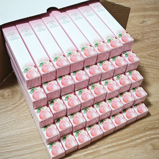 Salon Gift For Girls 40pcs Peach Mixed Cuticle Oil Set Nail Care Nutrition Oil Pen Nails Repair Hand Cuticle Manicure Treatment