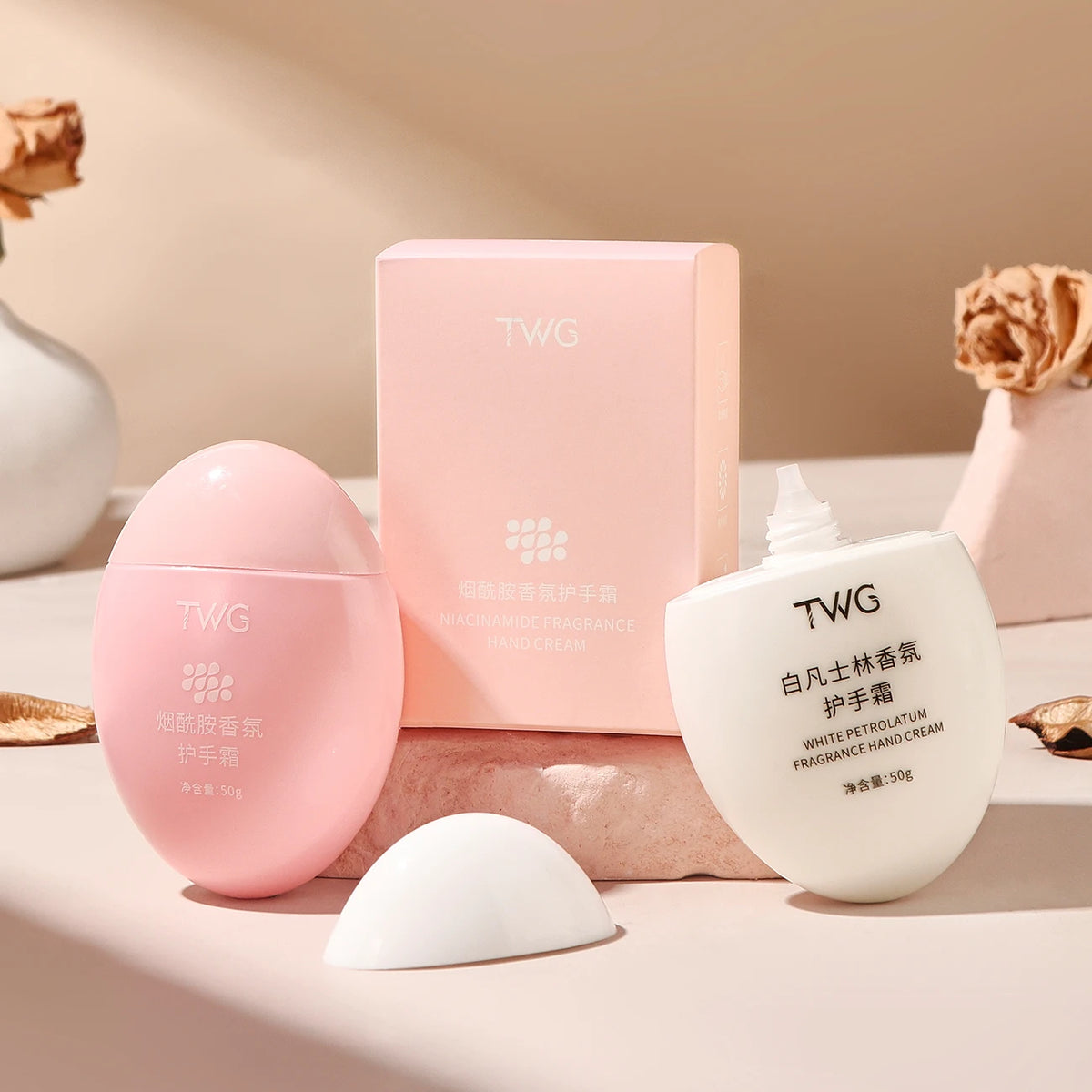 TWG Moist Hand Cream Egg Shaped Hydrating Essence Multi-purpose Fine Fragrance Hand Cream Hands Care Beauty Skincare Women