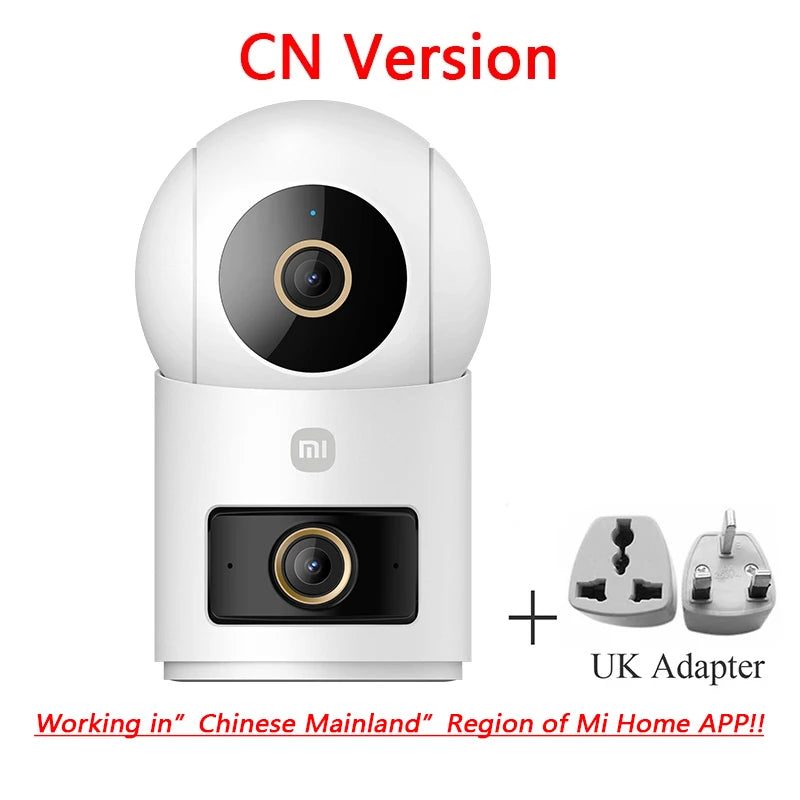 2025 Xiaomi Smart Camera Smart Camera 4 Dual Lens PTZ 360° AI Detection 5 Million pixels WiFi 6 Home Security Mi Home APP