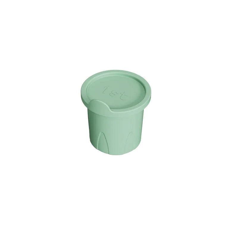 Ice Cube Tray for 30Oz-40Oz Tumbler Cup Silicone Ice Cube Tray with Lid and Bin for Freezer, Easy Fill and Release Cylinder Ice