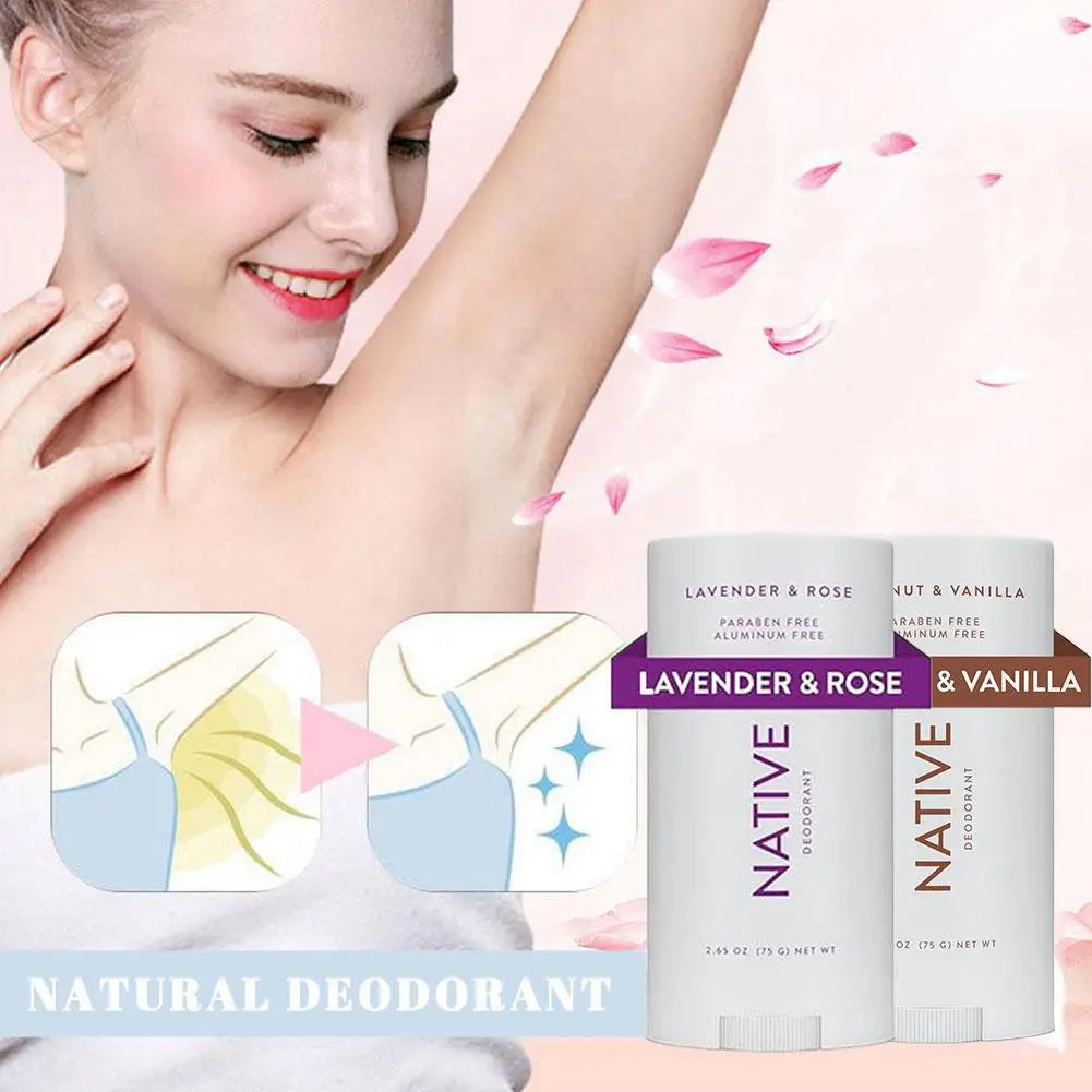 Natural Body Deodorant for Women & Men - All-Day Odor Control- Intimate & Underarm Care-Moisturizing & pH Balancing