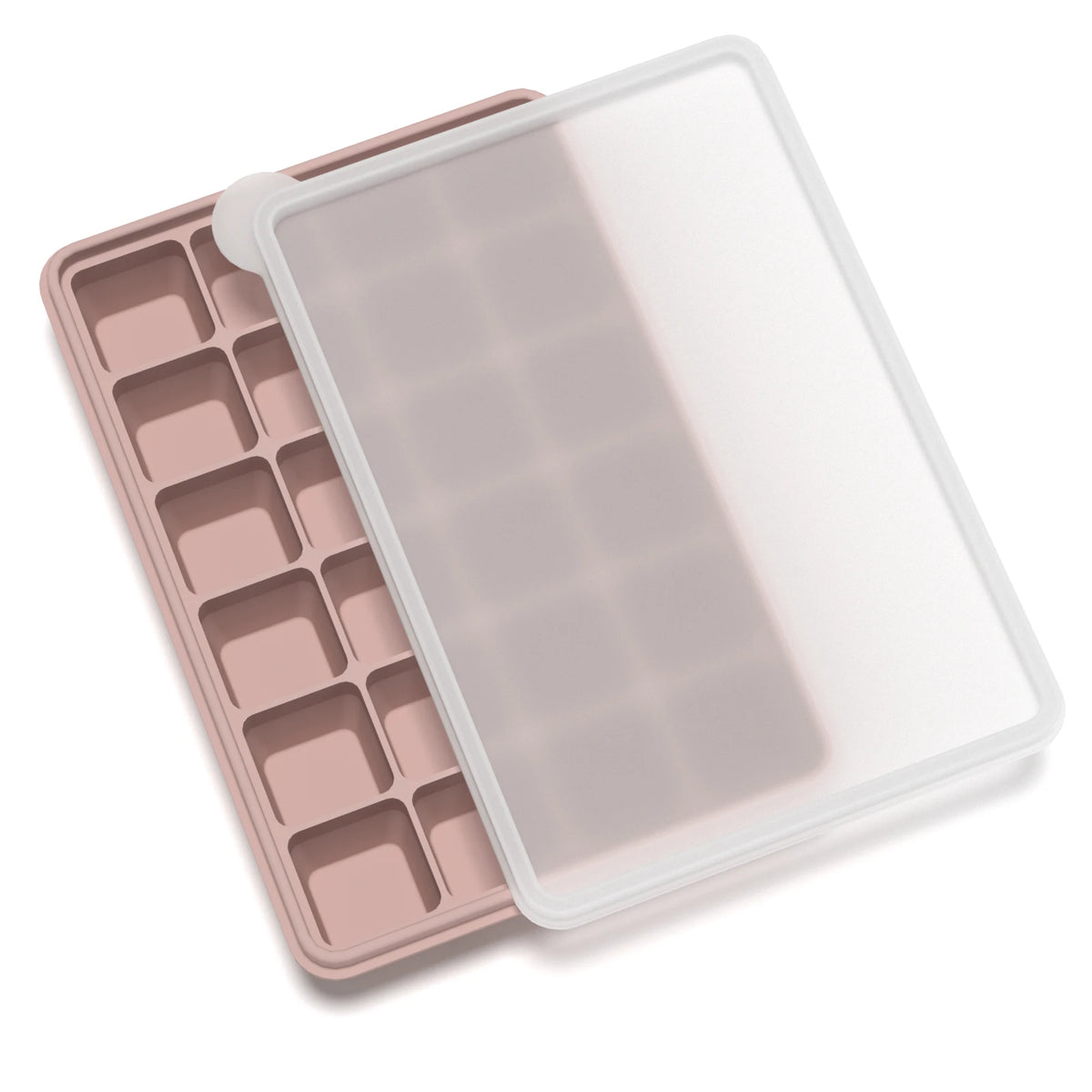 1PC/24 Ice Cube Molds Silicone Ice Tray With a Lid Prevents Odors Easy to Remove Kitchen Supplies Juice Desserts Baby Food Box
