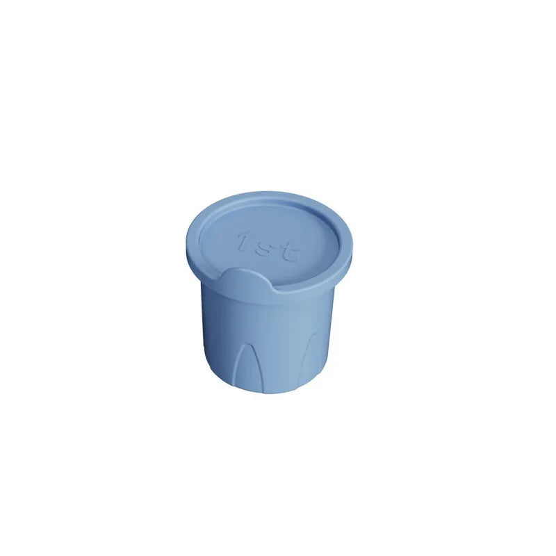 Ice Cube Tray for 30Oz-40Oz Tumbler Cup Silicone Ice Cube Tray with Lid and Bin for Freezer, Easy Fill and Release Cylinder Ice