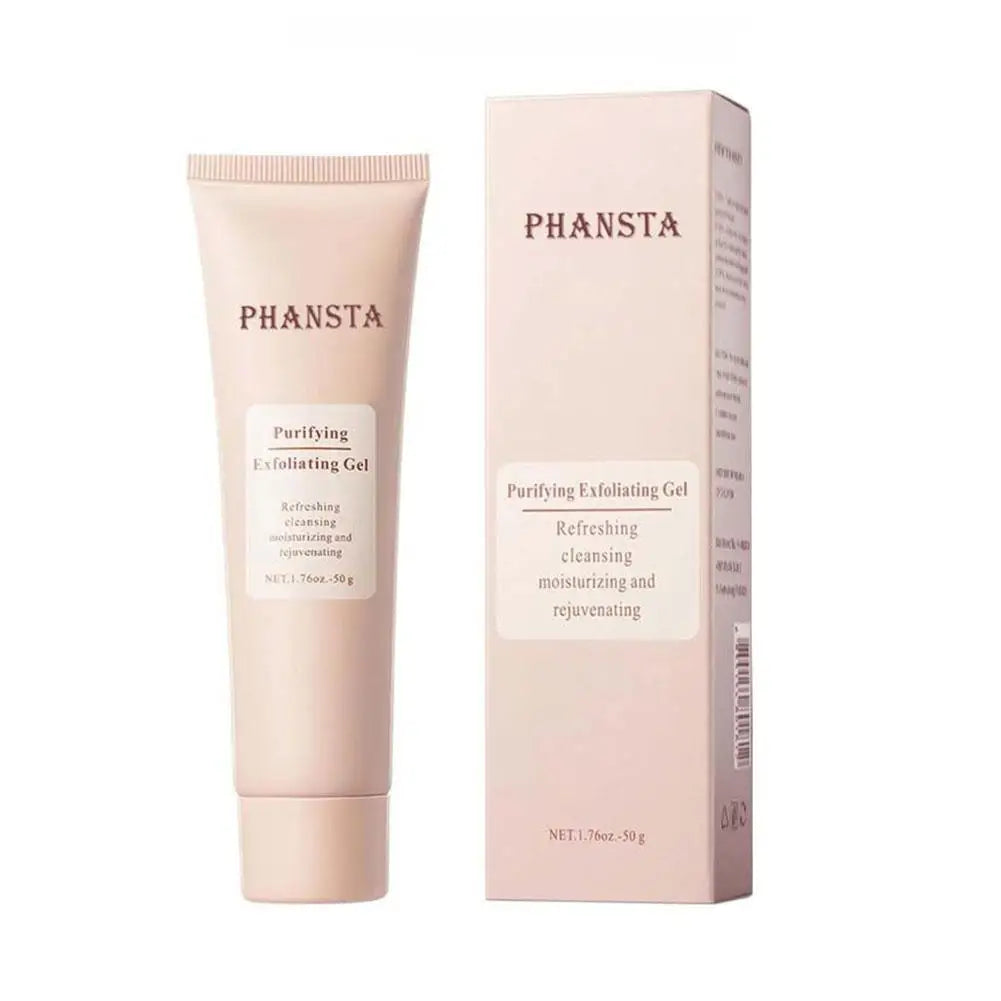 Brightening Exfoliating Gel,Herbal Extract Facial Cleansing Scrub Cream,Facial Exfoliator,Moisturizing Face Cleanser Skin Care