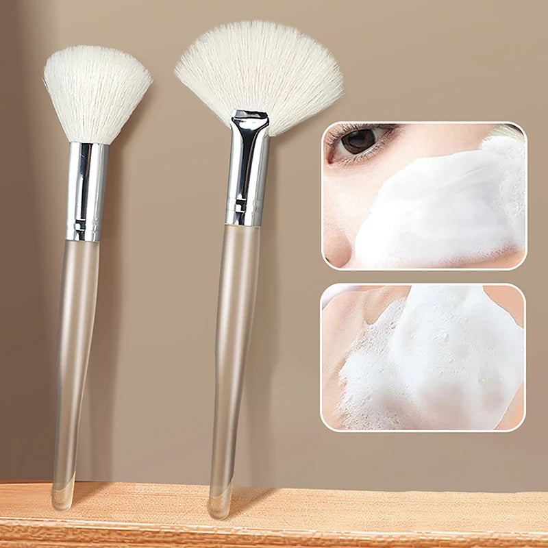 New Facial Cleanser Brush Soft Hair Face Massage Wash Brush Face Mask Brush Portable Skin Care Tool