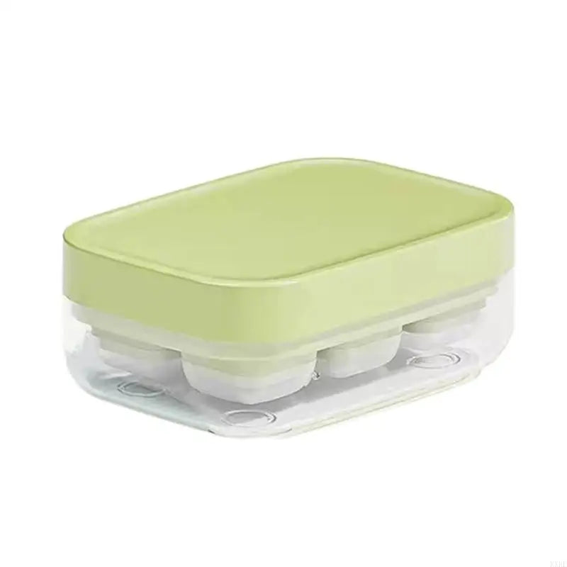 Easy Release Ice Ball Tray With Silicone Materials For Quick Making Stackable Ice Molds with Lid KXRE