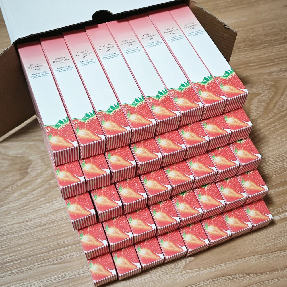Salon Gift For Girls 40pcs Peach Mixed Cuticle Oil Set Nail Care Nutrition Oil Pen Nails Repair Hand Cuticle Manicure Treatment