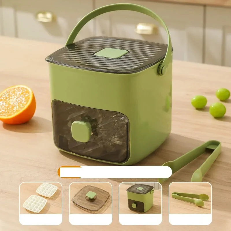 48 Grid Silicone Ice Cube Mold with Easy One-Touch Release, Reusable Leak Proof Ice Tray for Freezer,  Bar, Home Ice Making Tool
