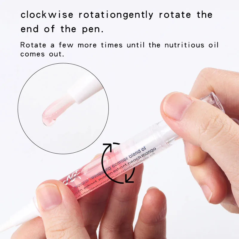 Salon Gift For Girls 40pcs Peach Mixed Cuticle Oil Set Nail Care Nutrition Oil Pen Nails Repair Hand Cuticle Manicure Treatment