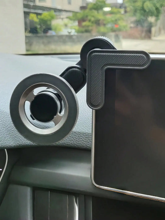 Magnetic Car Phone Mount - 360° Rotating Arm, Hands-Free Navigation, Universal for All Phones