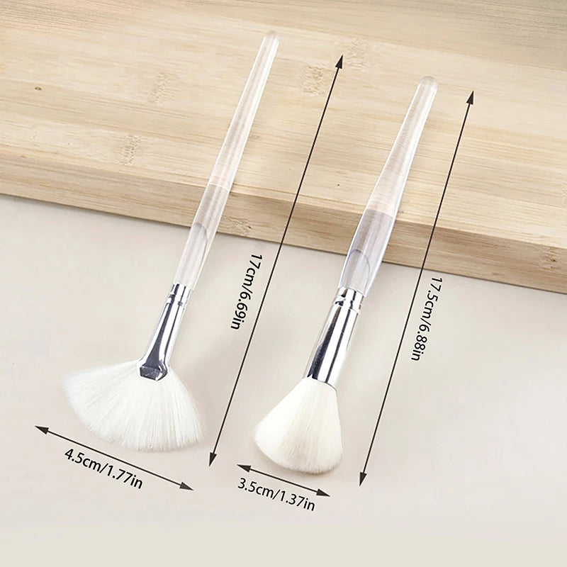 New Facial Cleanser Brush Soft Hair Face Massage Wash Brush Face Mask Brush Portable Skin Care Tool