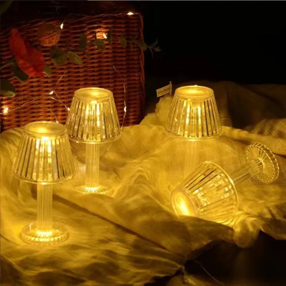 Crystal Crafts, Crystal Ornaments,Tabletop Decorations,Crystal Glowing Lamp For Tabletop Decoration Bedroom Bedside
