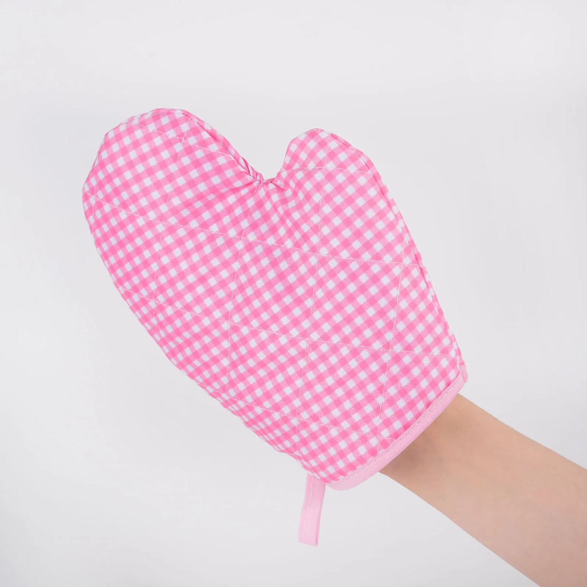Play The Role Of A Family Dress Up In The Kitchen  Cook Set  Baked Checkered Apron  Toy