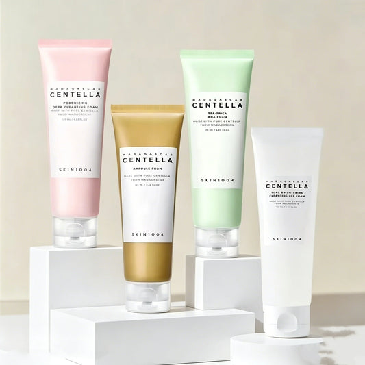 SKIN1004 Centella Cleanser Foam Series 125ml Poremizing/Ampoule/Tea-Trica BHA/Tone Brightening Face Wash Sensitive Skin K-Beauty