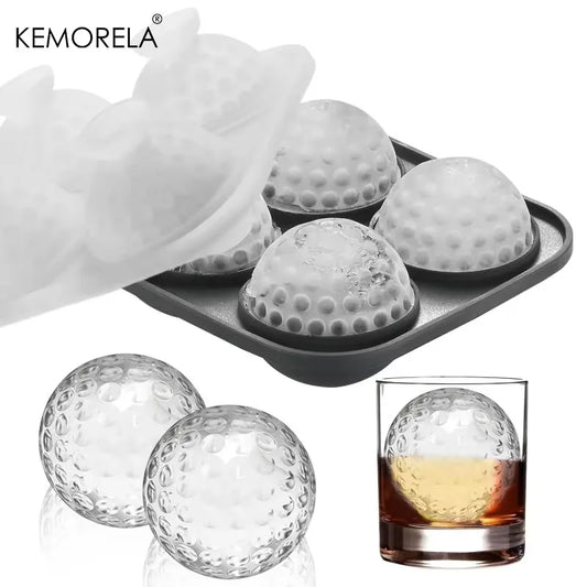 Ice Cube Tray Silicone with Lid Round Square Ice Ball Mold Spherical Silicone Ice Cube Mold for Kitchen Cocktail Whiskey Drink