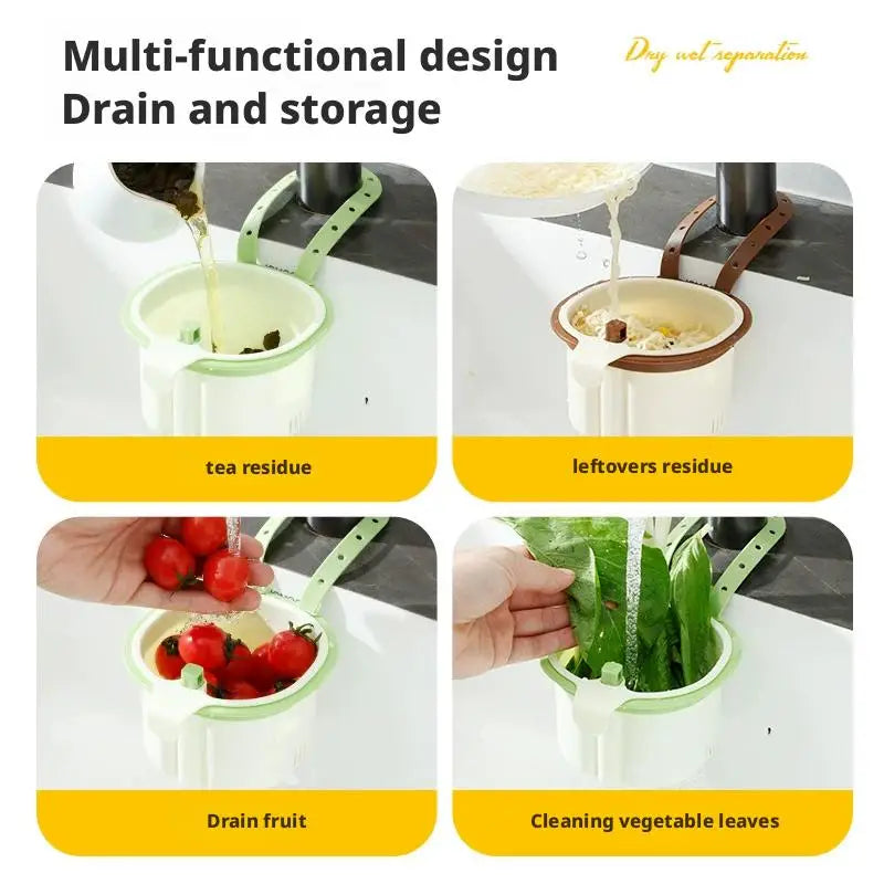 Kitchen Sink Strainer Basket,Food Residue, Tea, Kitchen Waste And Water Collector Filter Draining Basket Kitchen Tool