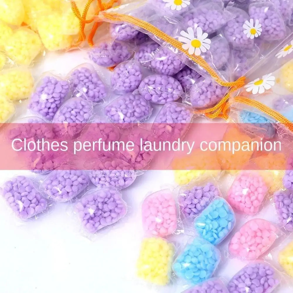 5 Packs Long-lasting Fragrance Laundry Fragrance Beads Portable Clothing Softener Household Cleaning Products Color Protection