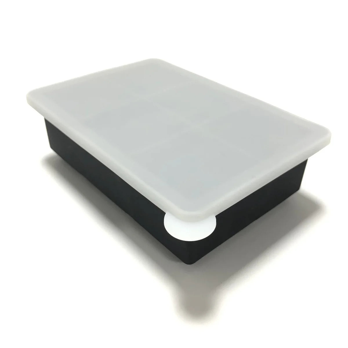 Large Silicone Ice Cube Tray Mold, BPA Free, Food Grade Ice Cube Mold, Flexible, 6 Holes Easy Release Slow Melt Ice For Whiskey