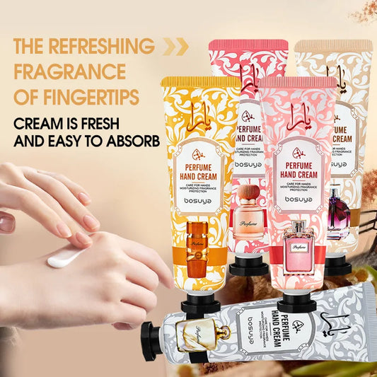 5-piece set of perfume/fruit fragrance hand cream set moisturizing repair anti-drying hand cream set hand skin care products