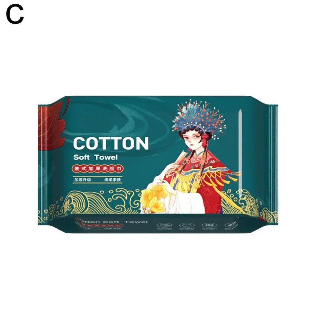 Disposable Wash Face Towel Extractable Cotton Soft Towel Beauty Salon Makeup Removal Towels Soft Cotton Skin Care Washing Tool