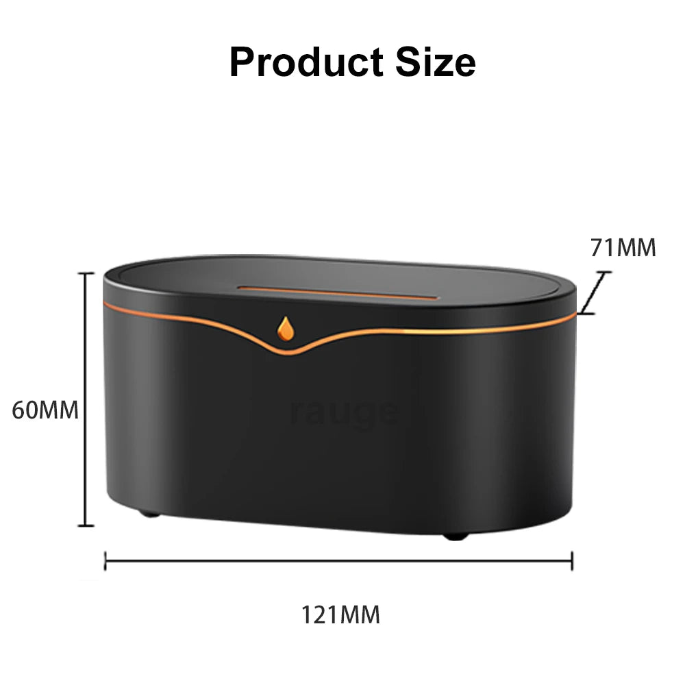 Premium Aesthetic Flame Humidifier - Luxury Aroma Diffuser