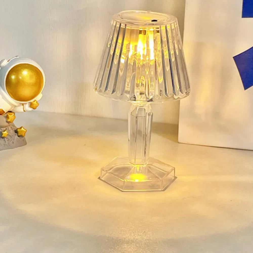 Crystal Crafts, Crystal Ornaments,Tabletop Decorations,Crystal Glowing Lamp For Tabletop Decoration Bedroom Bedside