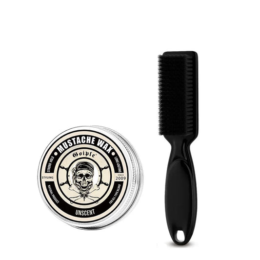 Men's Unscented Beard Balm, Moisturizing Beards Care Butter, Non-greasy Facial Hair Styling Wax, Softening Smoothing Beard Cream